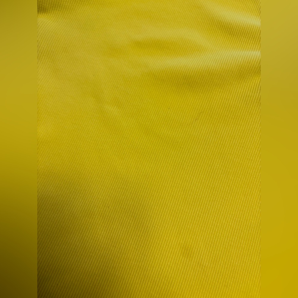 Lauren Ralph Lauren Women's Shirt Sz XL Yellow Lace-Up V-Neck Ribbed Cotton FLAW - Picture 13 of 16